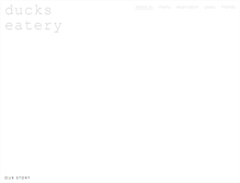 Tablet Screenshot of duckseatery.com